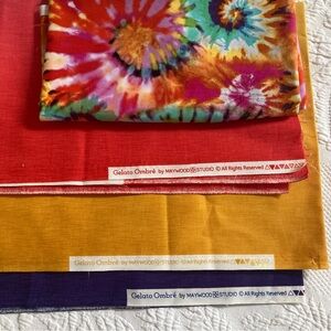 3+ yards fabric Gelato Ombré Maywood studios & cotton quilting bundle